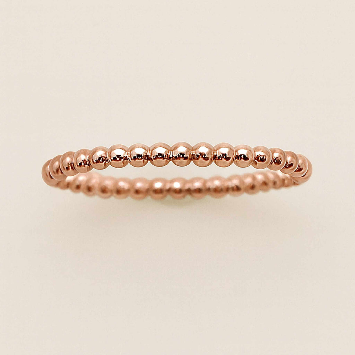 Beaded Spacer Ring - Going Golden