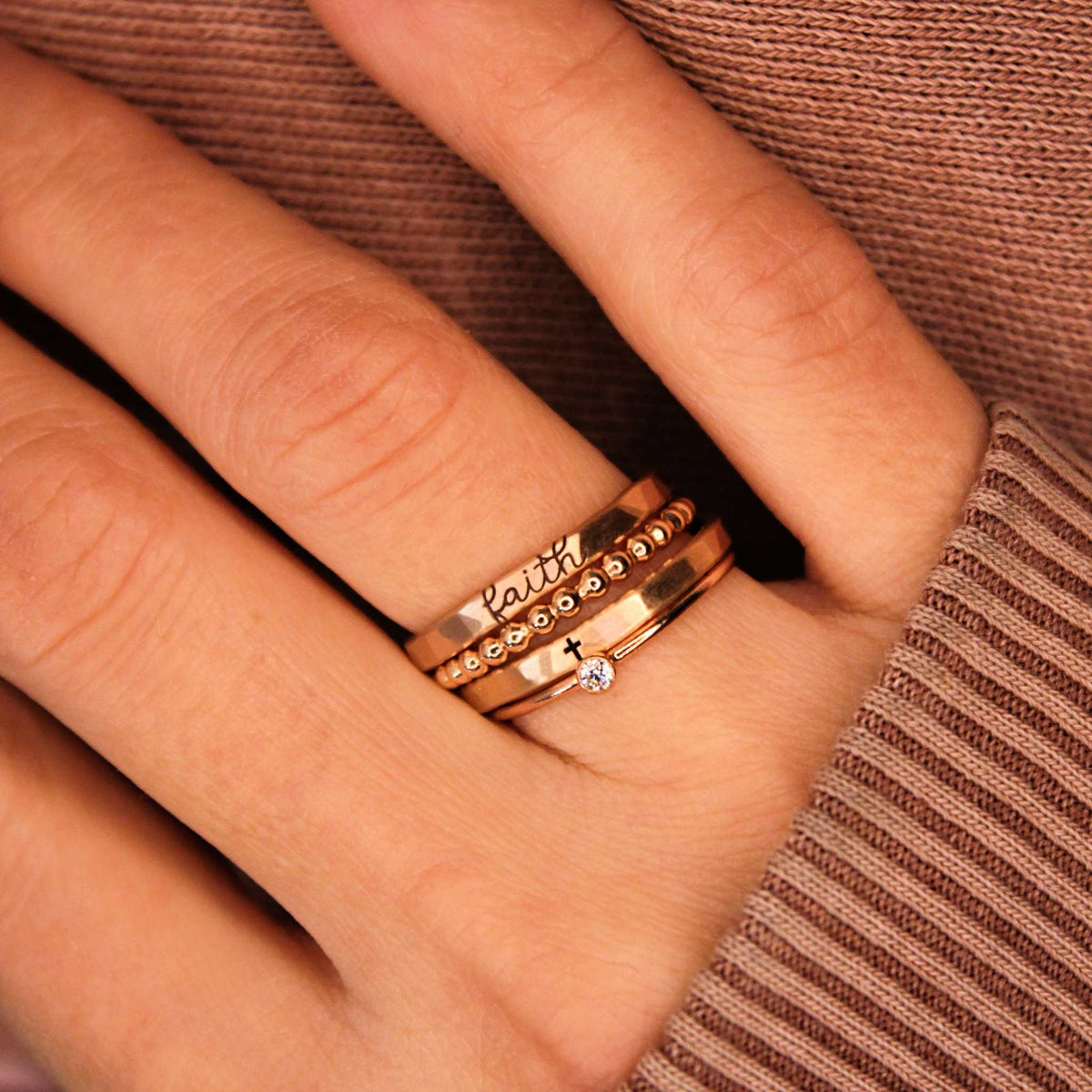 Cross Ring - Going Golden