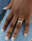 Smooth Silver Band Ring
