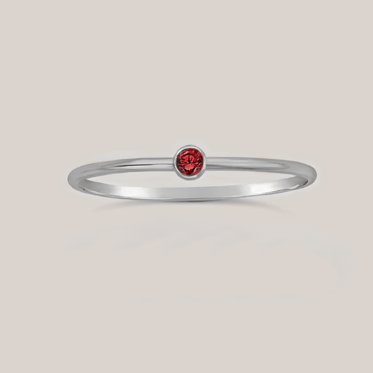 January Birthstone Stacking Ring - Going Golden