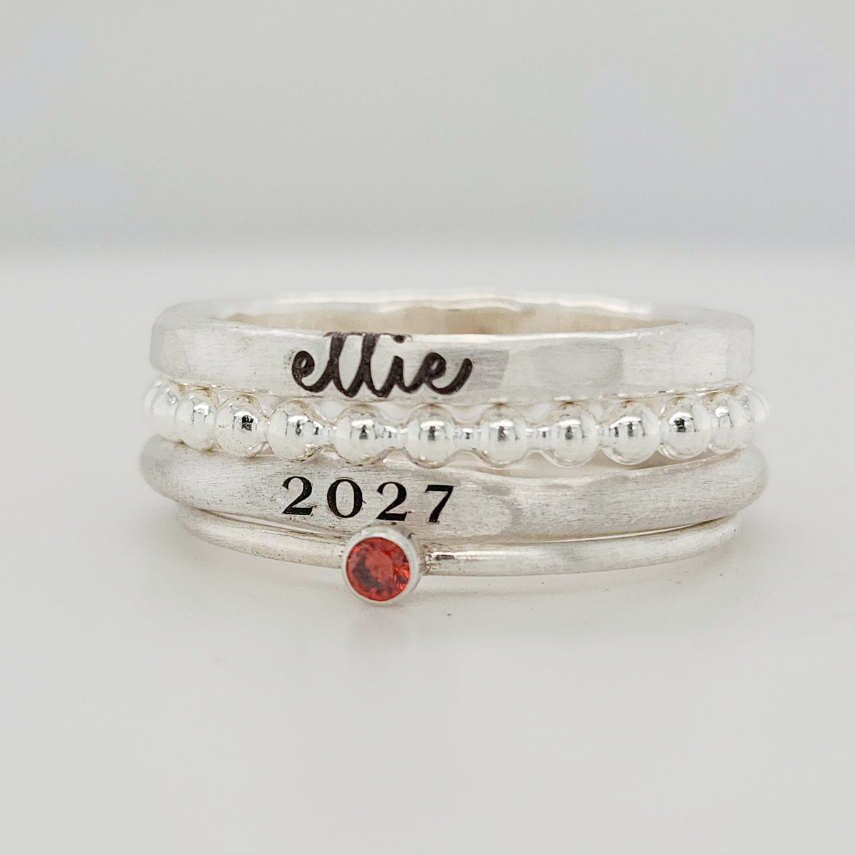 Signet Year Stacking Ring - Going Golden