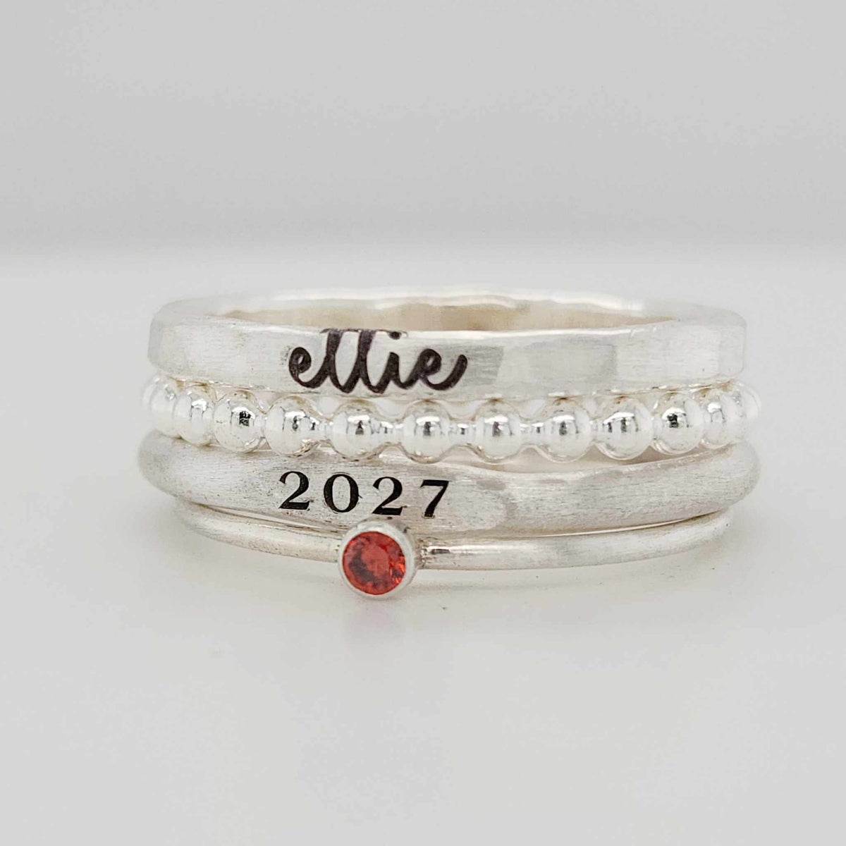 Signet Year Stacking Ring - Going Golden