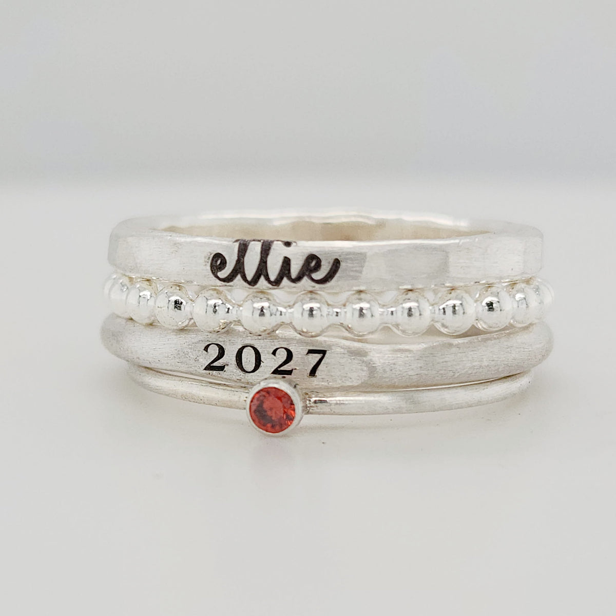 Signet Year Stacking Ring - Going Golden