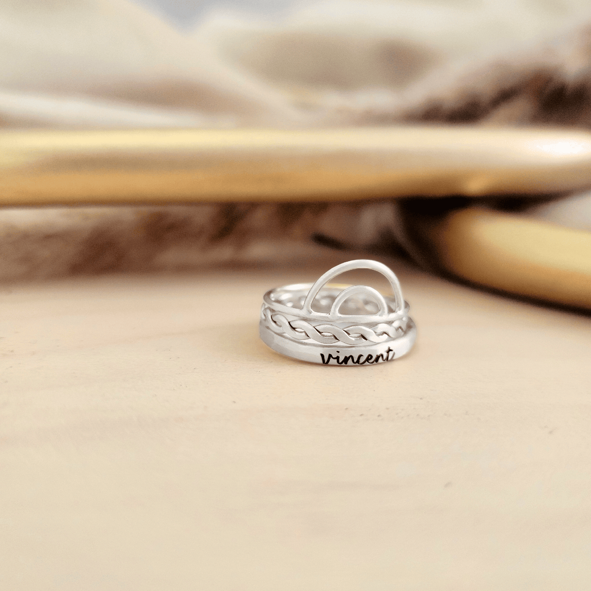 The Maren Stacking Ring Set - Going Golden