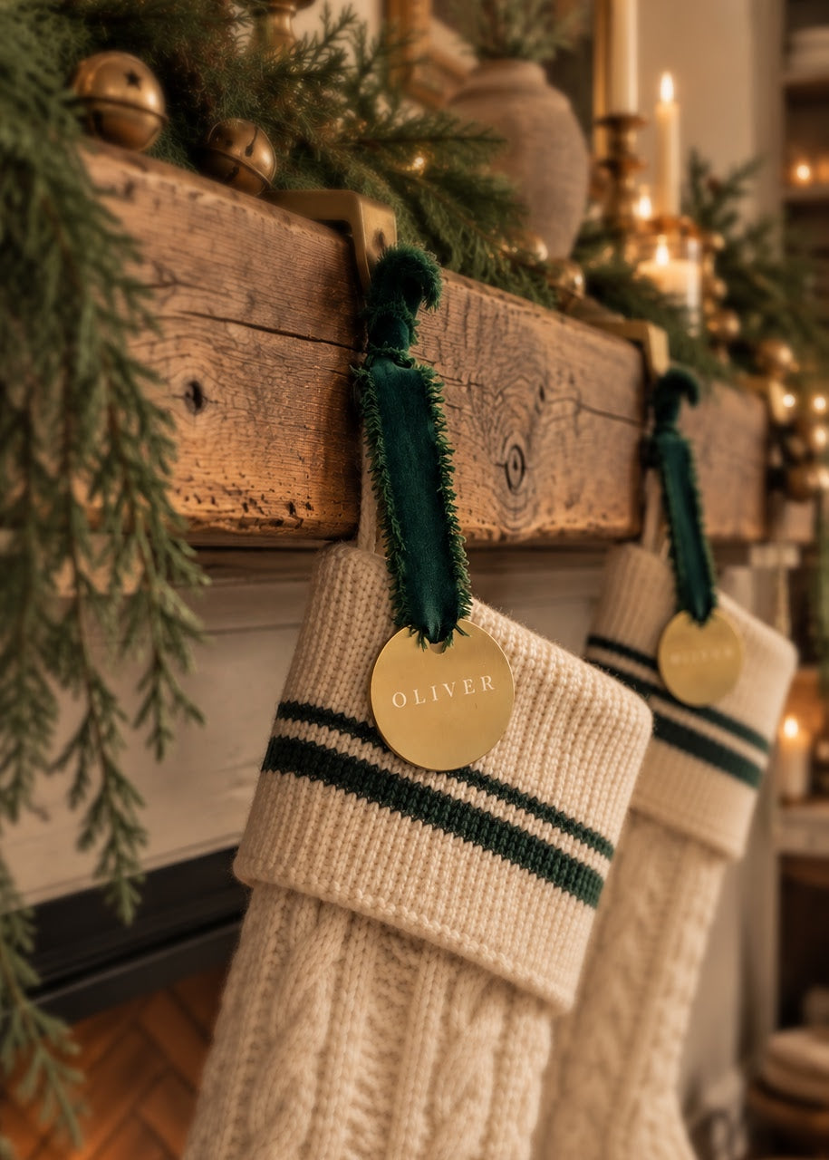 Brass Stocking Tag