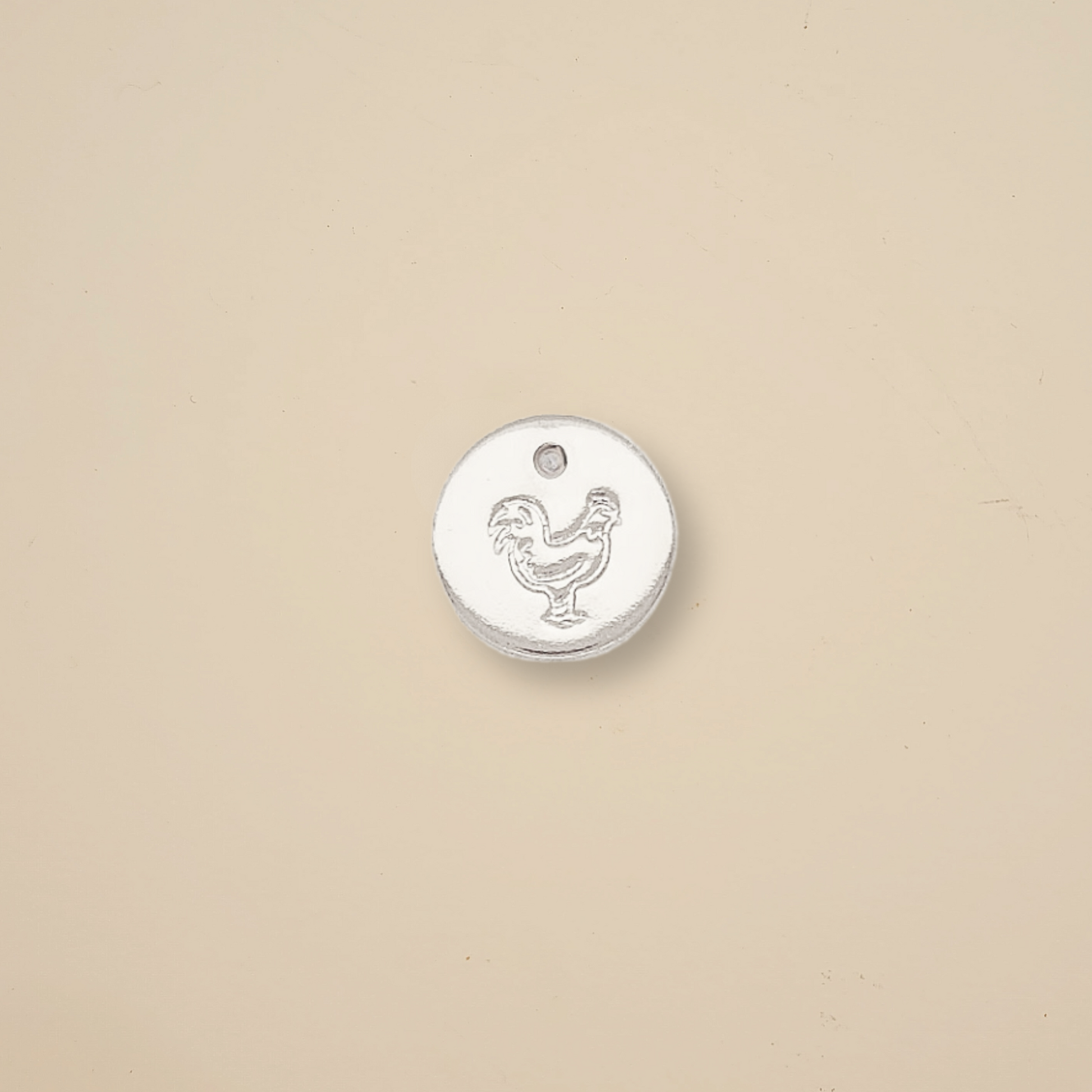 Silver Symbol Tag Charm - Going Golden