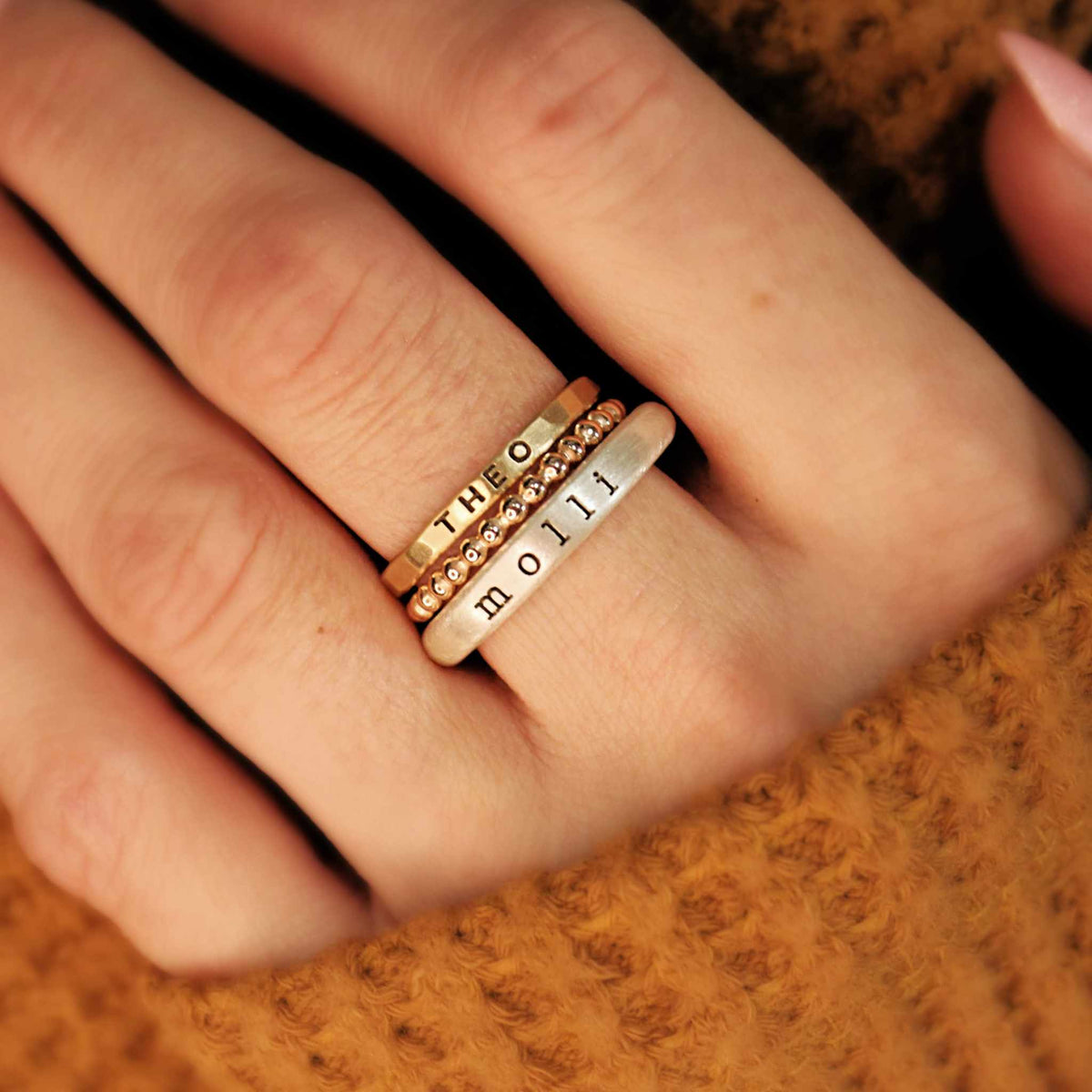 The Ella Stacking Ring Set - Going Golden