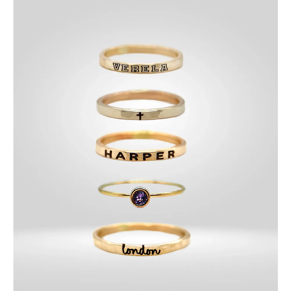 Design Your Own Ring Set - Going Golden
