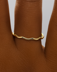 Wavy Stacking Ring