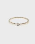 April Birthstone Stacking Ring