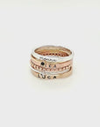 The Maya Stacked Name Ring Set