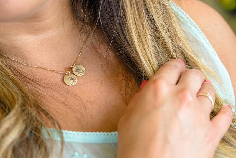 Birth Flower with Initial - Going Golden