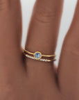 Stone Sparkle Ring Set - Going Golden