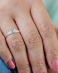 February Birthstone Ring - Going Golden
