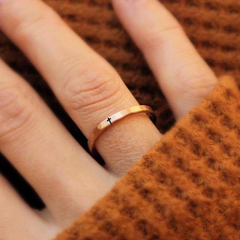 Cross Ring - Going Golden