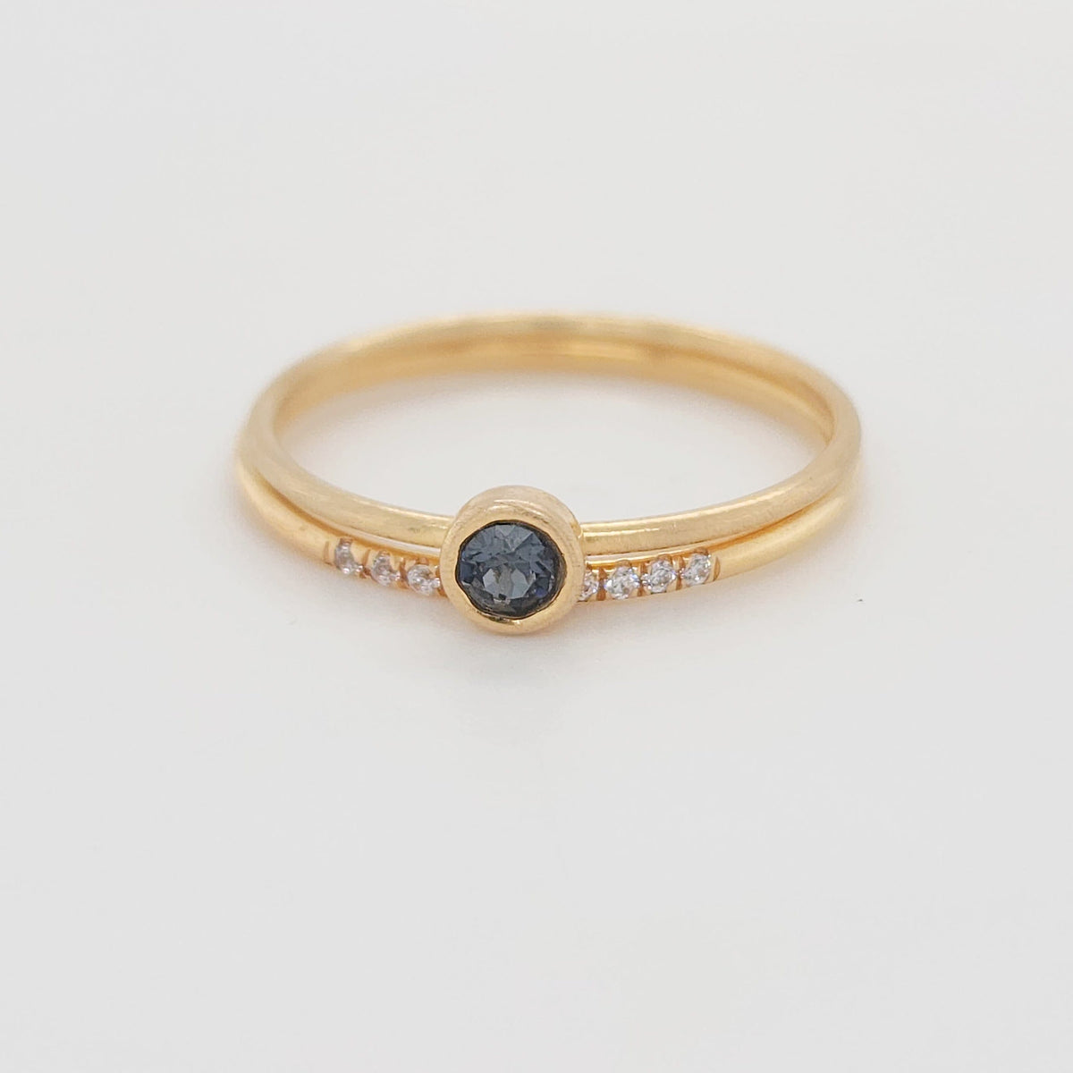 Stone Sparkle Ring Set - Going Golden