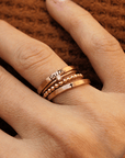 The Faith Ring Set - Going Golden