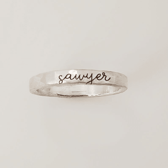 Thick Personalized Rings - Going Golden