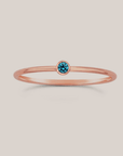 December Birthstone Ring - Going Golden