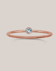March Birthstone Ring - Going Golden