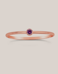 February Birthstone Ring - Going Golden