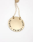 Multiple name block necklace - Going Golden