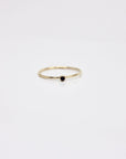 black gemstone ring - Going Golden