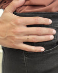 black gemstone ring - Going Golden
