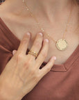 Multiple name block necklace - Going Golden
