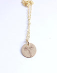 Birth Flower Necklace - Going Golden