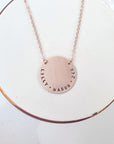 Multiple name block necklace - Going Golden