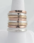 Stackable Symbol Ring - Going Golden