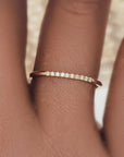 Gold Sparkle CZ Ring - Going Golden
