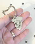 Baby Statistics Keychain - Going Golden