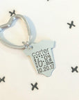 Baby Statistics Keychain - Going Golden