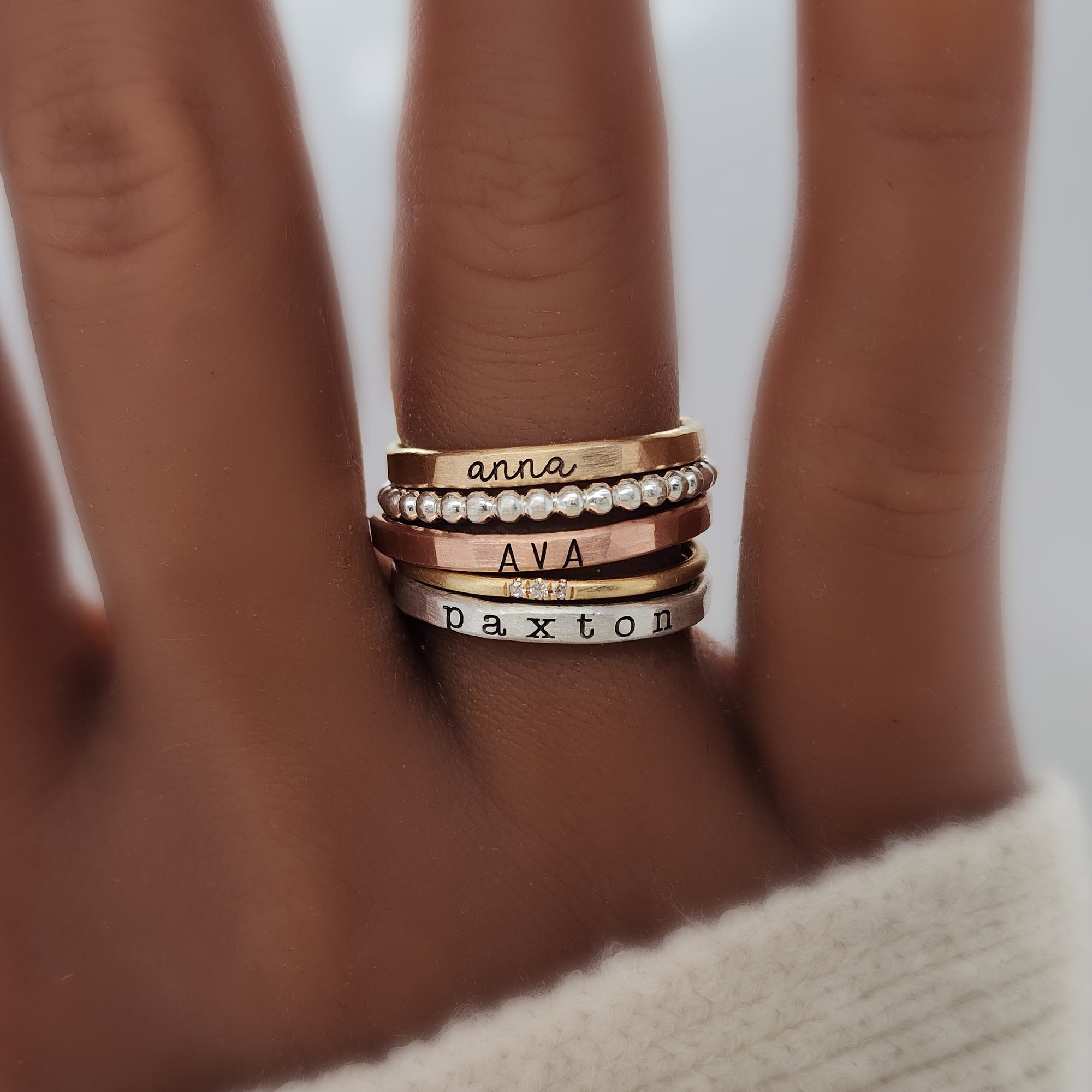 The Savannah Ring Set, Mother's Day Gift idea
