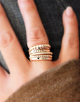 The Ivy Ring Set in Silver - Going Golden