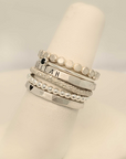 The Ivy Ring Set in Silver - Going Golden