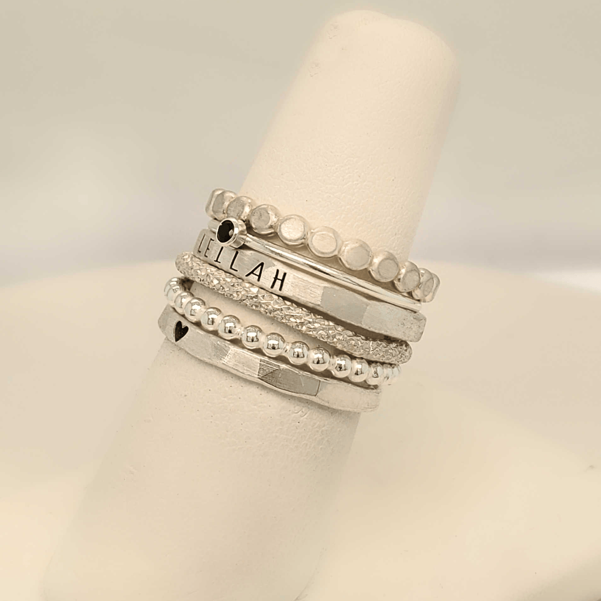 The Ivy Ring Set in Silver - Going Golden