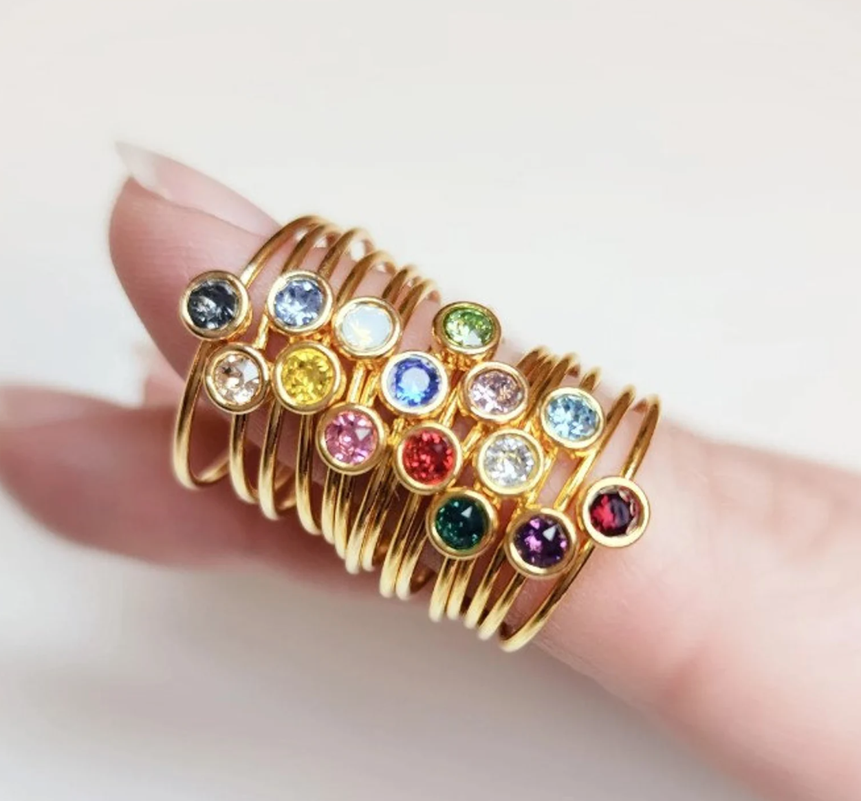 BIRTHSTONE RINGS