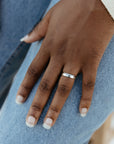 Smooth Flat Stackable Ring