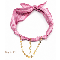 Charm Scarf Necklace