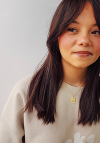 women's engraved necklace