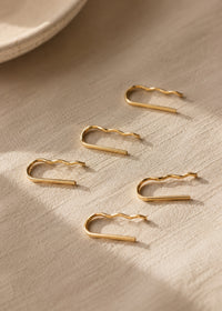 14K Gold-Filled Minimalist Ear Climber Earrings