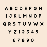 Font and number preview for engraving 14K solid gold personalized band customization