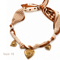 Charm Scarf Necklace