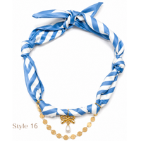 Charm Scarf Necklace