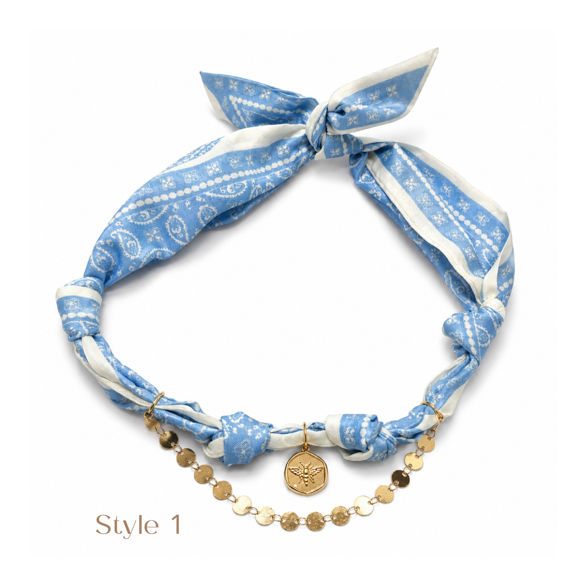 Charm Scarf Necklace