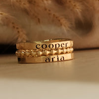 The Blake Stacking Ring Set - Going Golden
