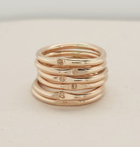 Minimal Initial Signet Ring - Going Golden